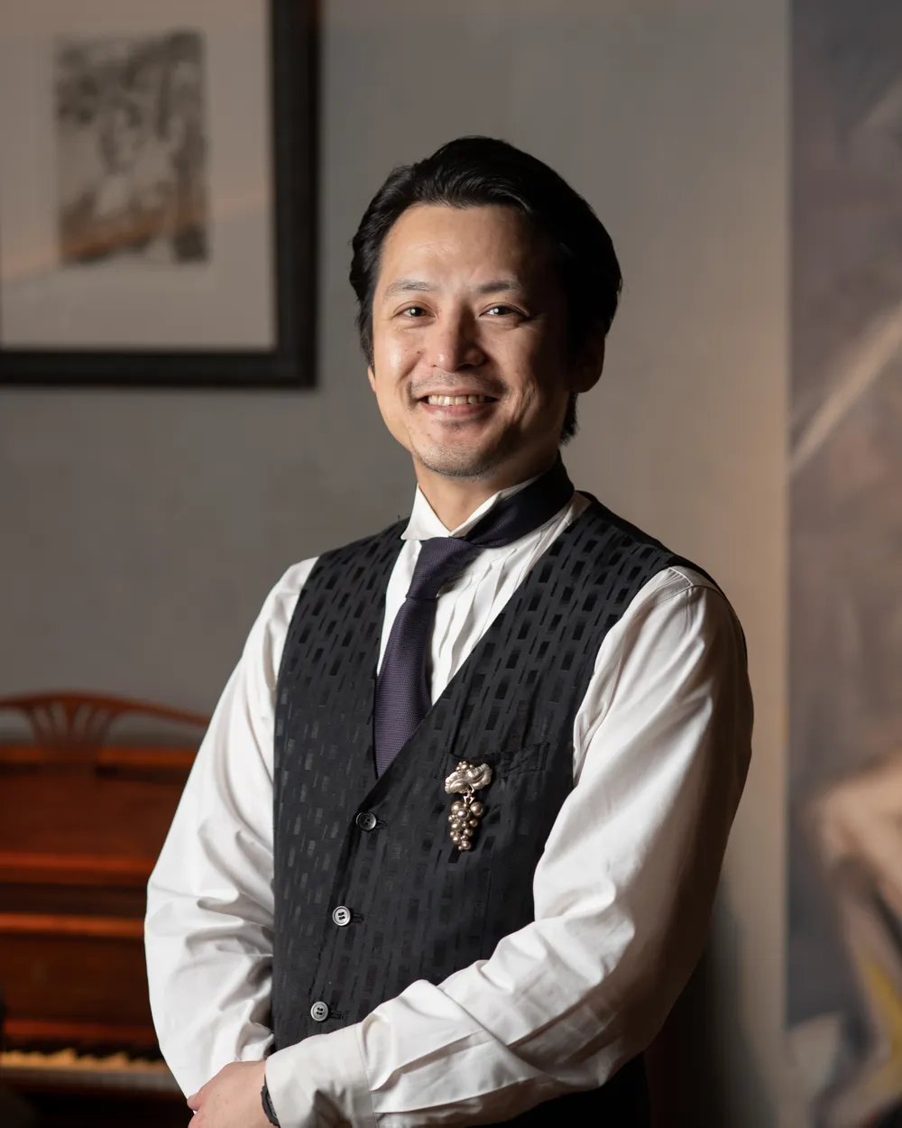 マスター兼ソムリエ 多家 慶喜